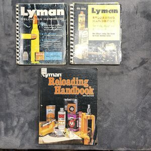 VTG Lot of 3, Lyman Reloading Handbook , 1967 44th, 1970 45th, 1982 46th Ed.